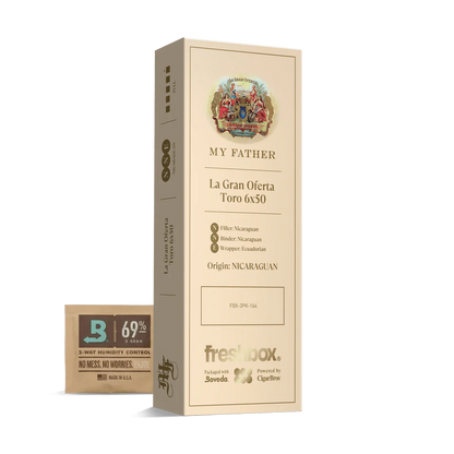 My Father La Gran Oferta Toro 6x50 FreshBox Cigars - 3pk - 6ct