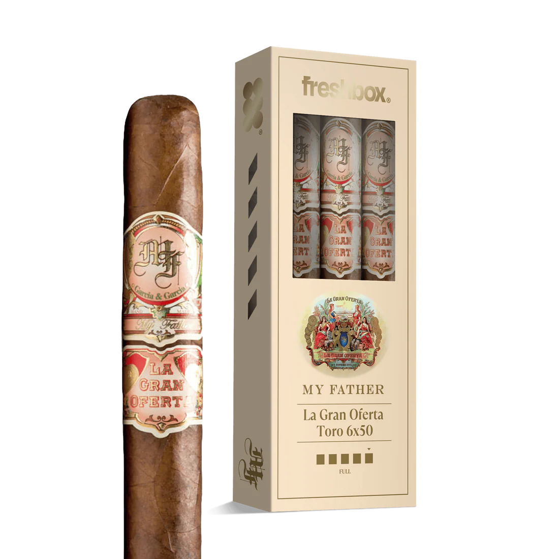 My Father La Gran Oferta Toro 6x50 FreshBox Cigars - 3pk - 6ct