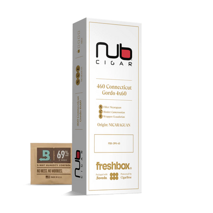 Nub 460 Connecticut 4x60 FreshBox Cigars - 3pk - 6ct