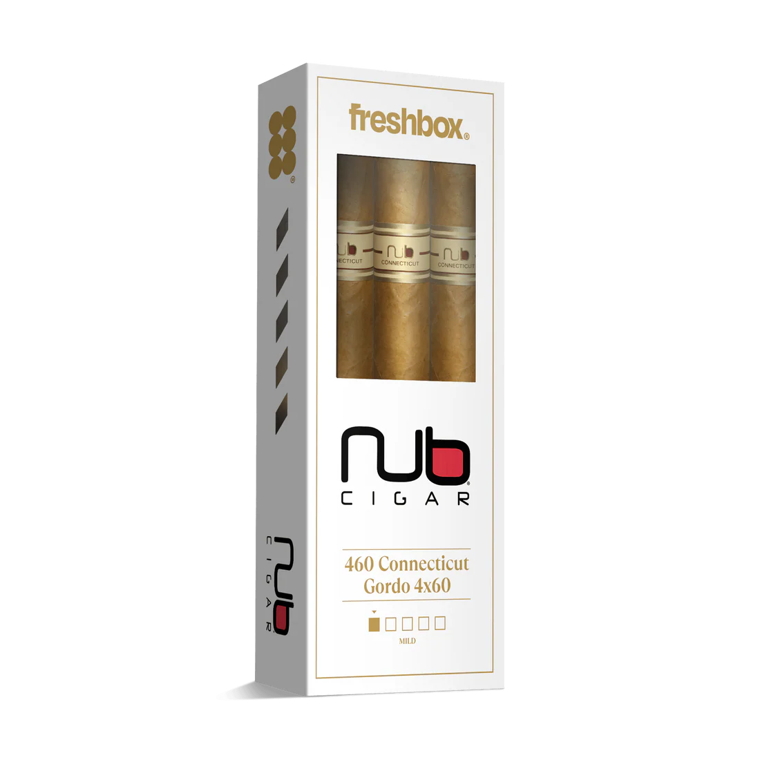Nub 460 Connecticut 4x60 FreshBox Cigars - 3pk - 6ct