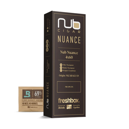 Nub Nuance 4x60 FreshBox Cigars - 3pk - 6ct