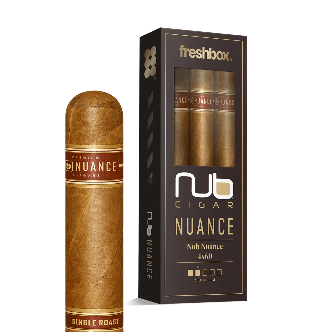 Nub Nuance 4x60 FreshBox Cigars - 3pk - 6ct