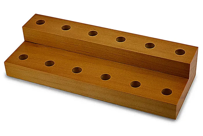 Space King 12ct Glass Bowls Wooden Display