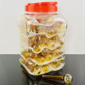 Oil Burner - 6" Amber - 60ct [ 6AMOB60JAR ] +