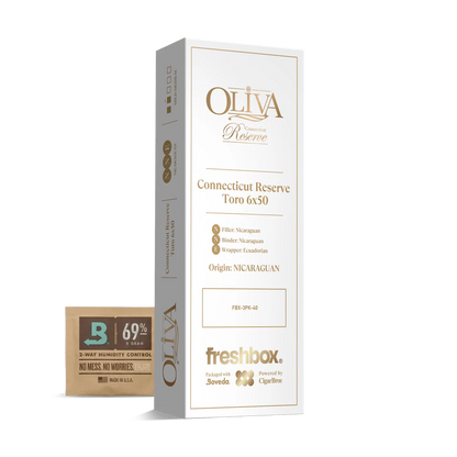Oliva Connecticut Reserve Toro 6x50 FreshBox Cigars - 3pk - 6ct