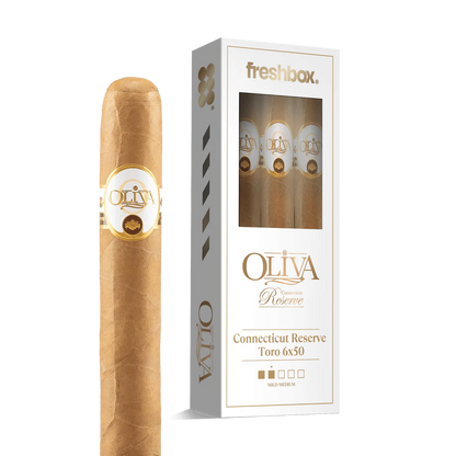 Oliva Connecticut Reserve Toro 6x50 FreshBox Cigars - 3pk - 6ct