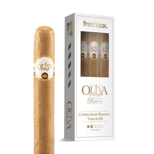 Oliva Connecticut Reserve Toro 6x50 FreshBox Cigars - 3pk - 6ct