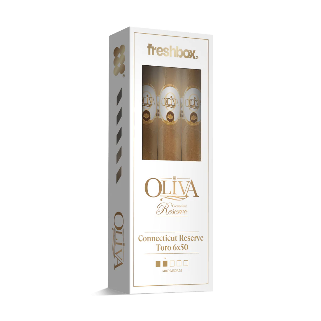 Oliva Connecticut Reserve Toro 6x50 FreshBox Cigars - 3pk - 6ct