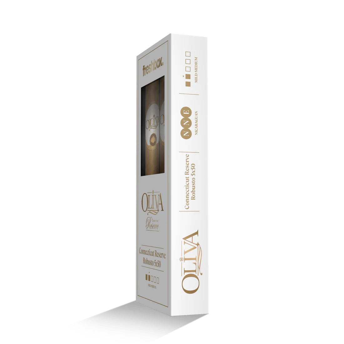 Oliva Connecticut Reserve Robusto 5x50 FreshBox Cigars - 3pk - 6ct
