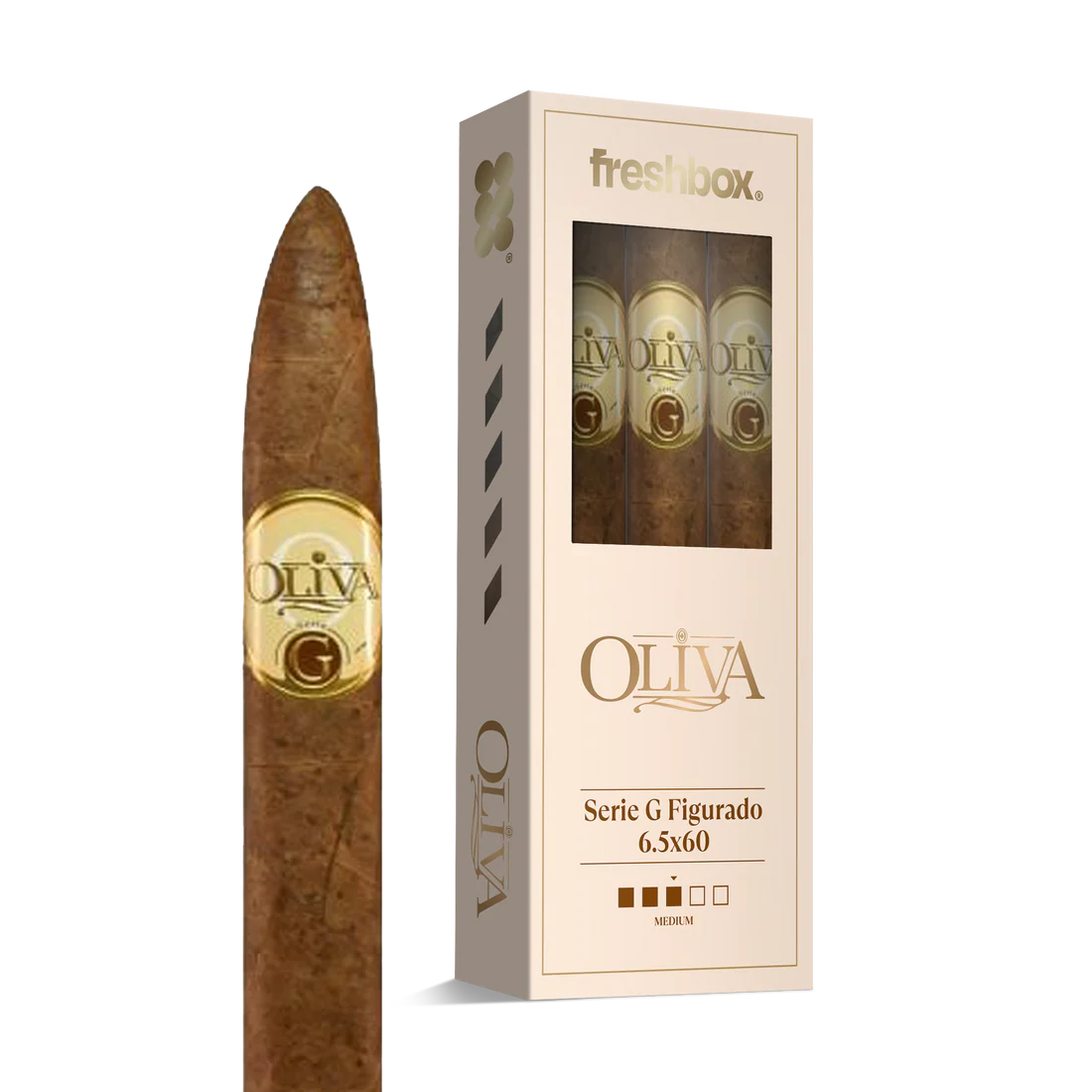 Oliva Serie G Figurado 6.5x60 FreshBox Cigars - 3pk - 6ct