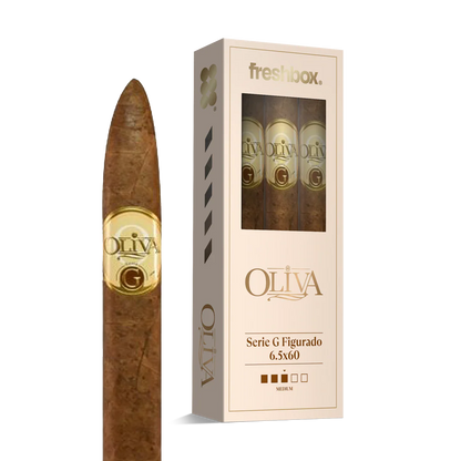 Oliva Serie G Figurado 6.5x60 FreshBox Cigars - 3pk - 6ct