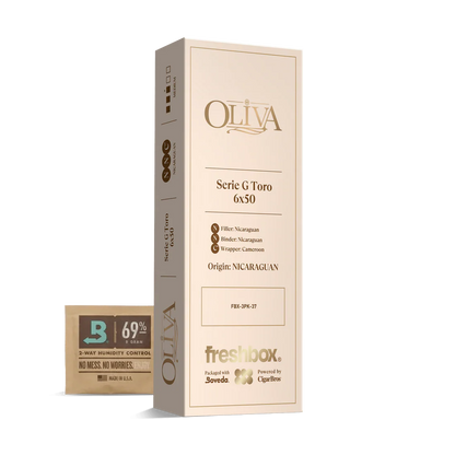 Oliva Serie G Toro 6x50 FreshBox Cigars - 3pk - 6ct