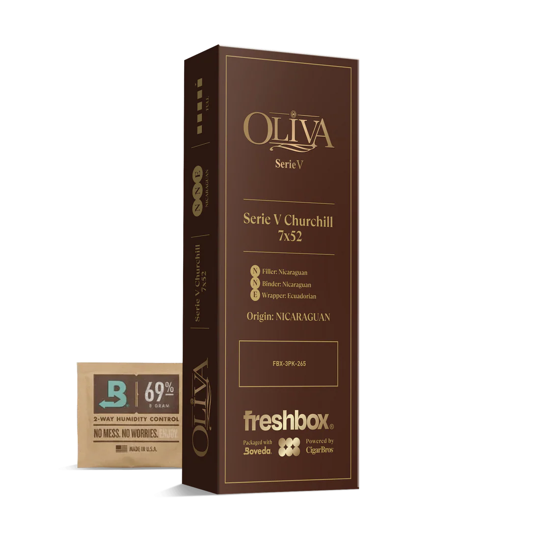 Oliva Serie V Churchill 7x52 FreshBox Cigars - 3pk - 6ct