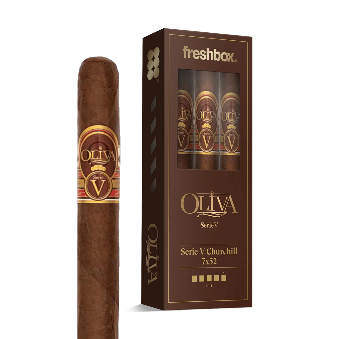 Oliva Serie V Churchill 7x52 FreshBox Cigars - 3pk - 6ct