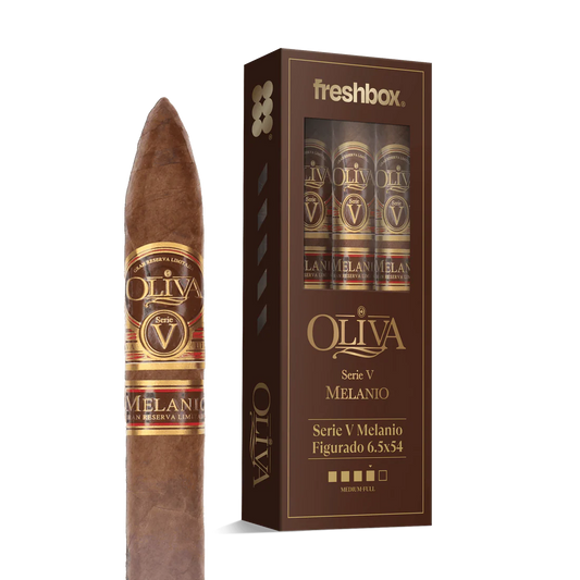 Oliva Serie V Melanio Figurado 6.5x54 FreshBox Cigars - 3pk - 6ct