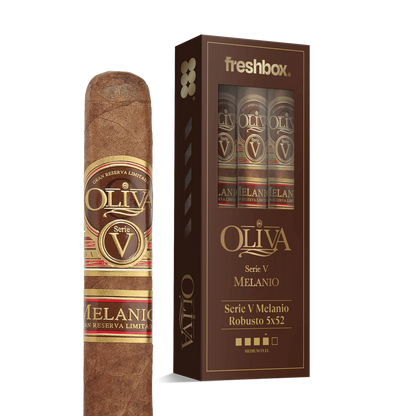 Oliva Serie V Melanio Robusto 5x52 FreshBox Cigars - 3pk - 6ct