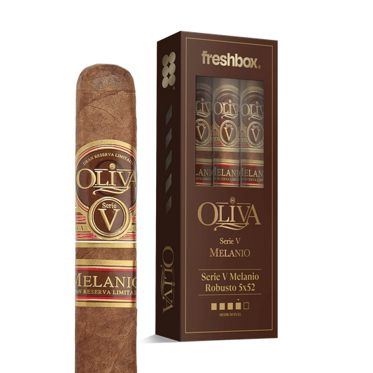 Oliva Serie V Melanio Robusto 5x52 FreshBox Cigars - 3pk - 6ct