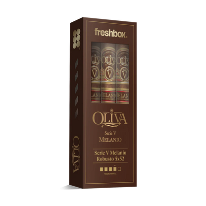 Oliva Serie V Melanio Robusto 5x52 FreshBox Cigars - 3pk - 6ct