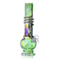 WP - 12" Round Bottom w/ Coil Wrap Soft Glass Water Pipe
