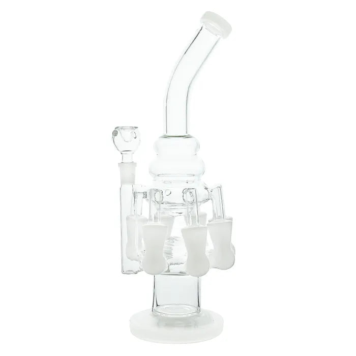 WP - 13" Multi Chamber Inline & Recycler Perc Water Pipe