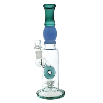 WP - 12" Bubble Neck Donut Sprinkler Perc Glass Water Pipe