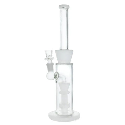 WP - 12" Color Accent Showerhead Perc Glass Water Pipe