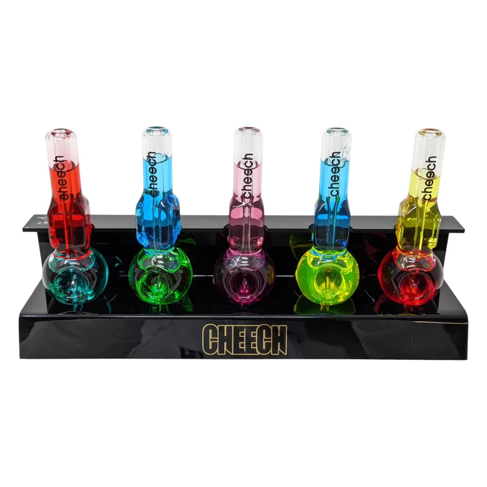 4" Cheech Glass Hand Pipes - Assorted