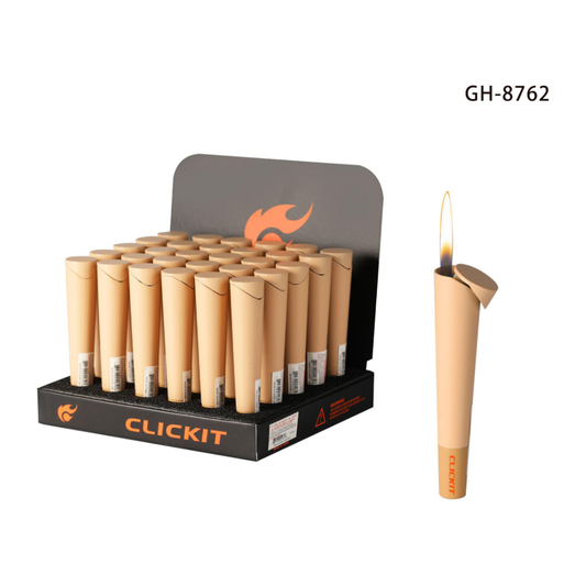 Clickit - Lighter - Large Pre-roll Shape - 30ct [ GH-8762 ] +