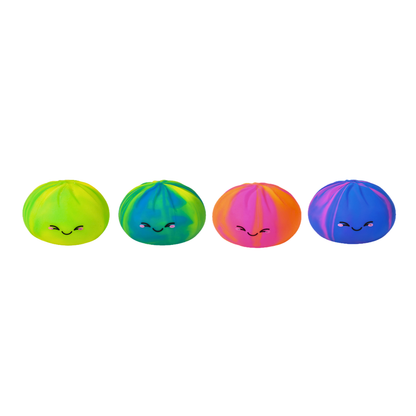 Squish Toy - 12ct - Dumpling Tye Dye Foam