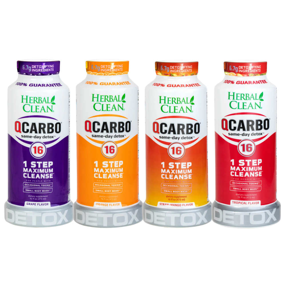 Herbal Clean QCarbo - Same Day Detox - 16oz