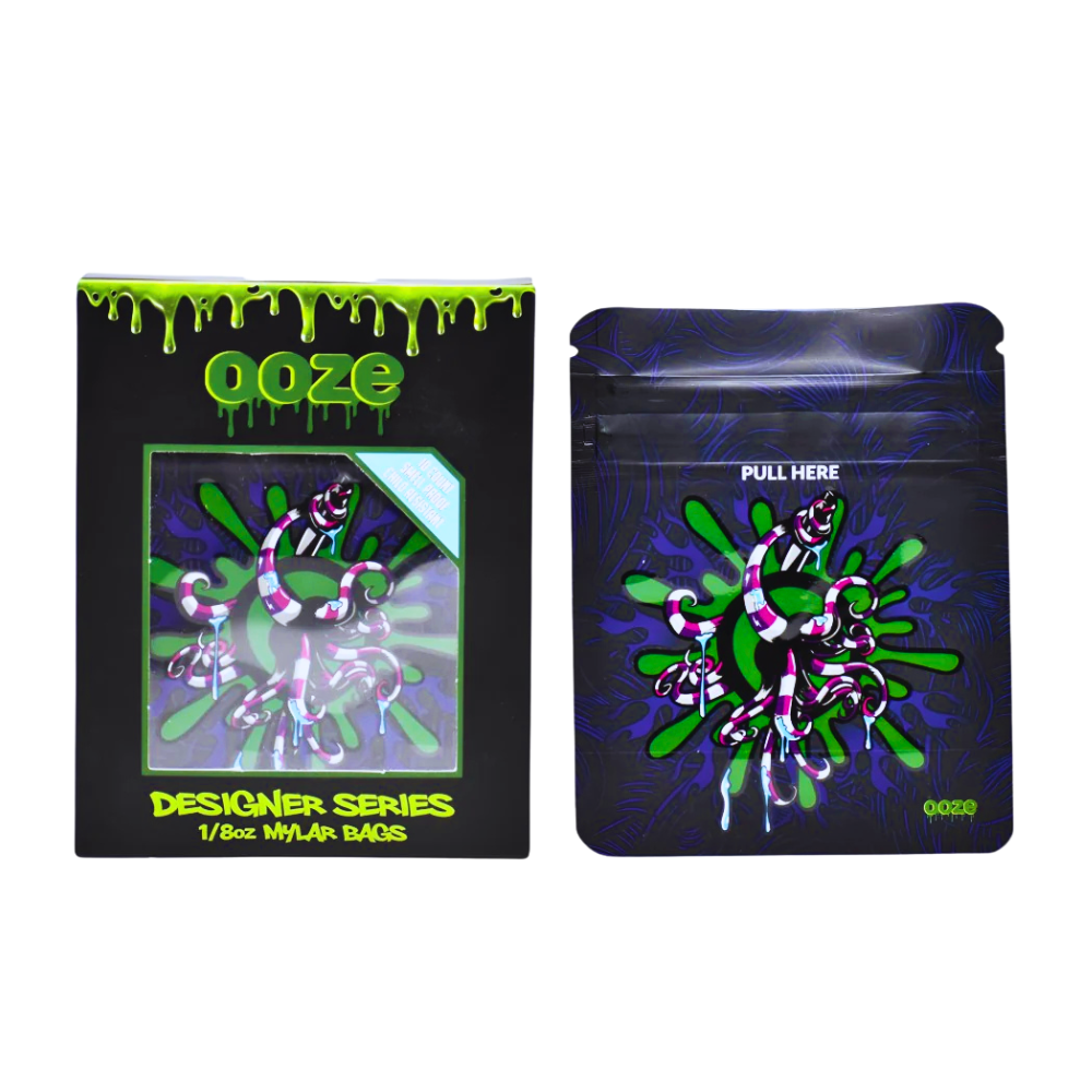 Ooze - Mylar Bags - 1/8oz - Designer Octo - 10ct