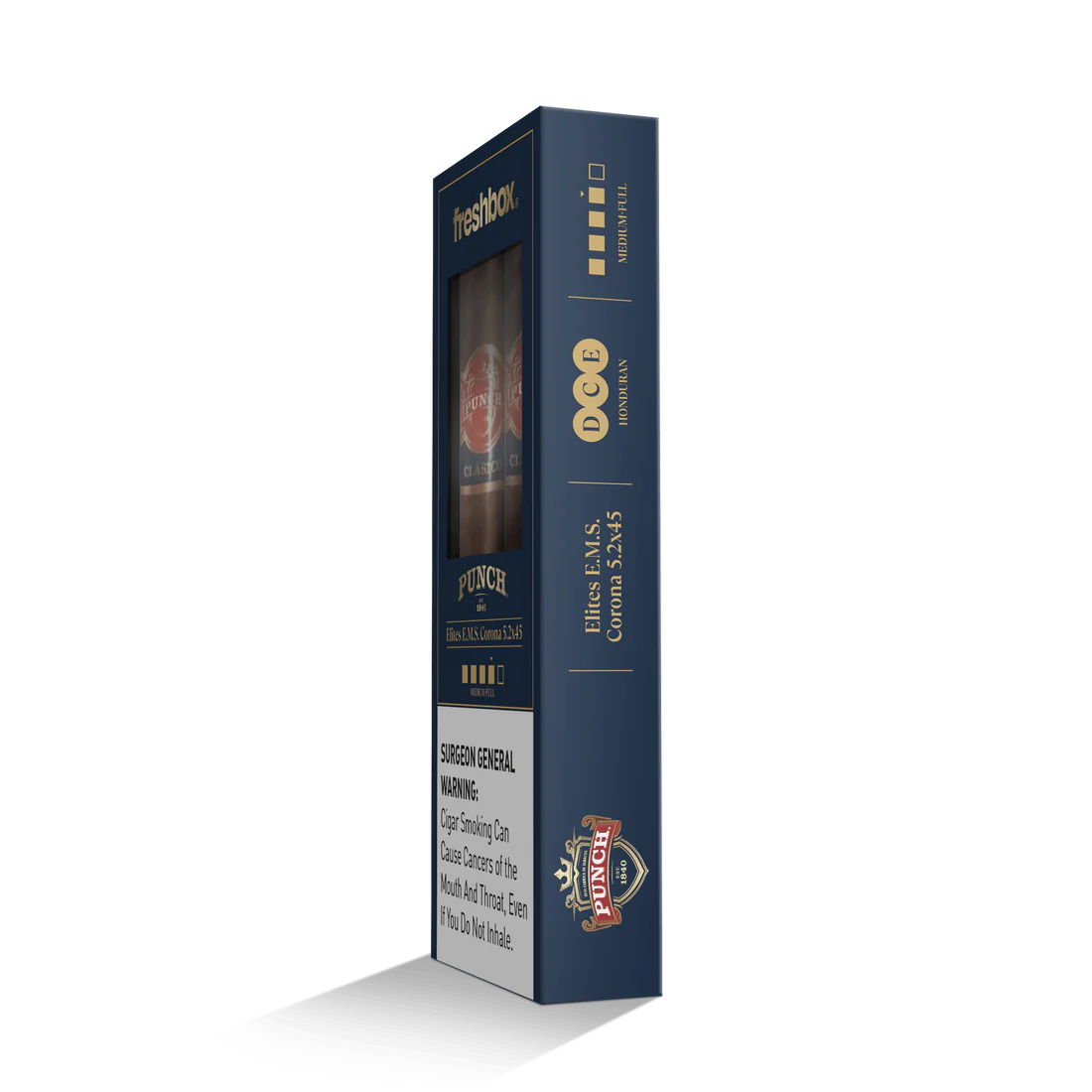 Punch Elites E.M.S. 5.2x45 FreshBox Cigars - 3pk - 6ct