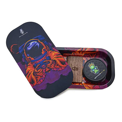 Space King - Rolling Tray Kit - 3D Holographic - Slim - Asst
