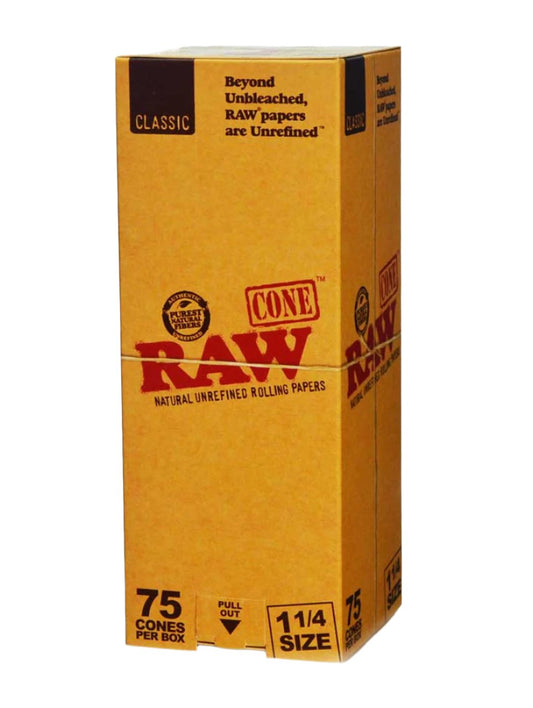 Raw - Cones - Classic - 1 1/4 - 75ct