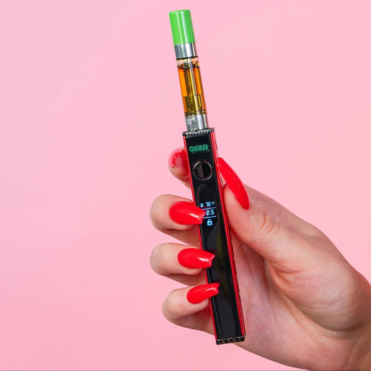 Ooze - Quad 2 - 500mAh Digital Square 510 Vape Batteries