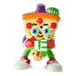 WP - 6.5" Glow in the Dark Cozy Pizza Water Pipe