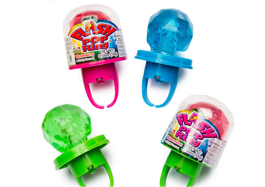 Flash Pop - Light Up Ring Candy - 24ct
