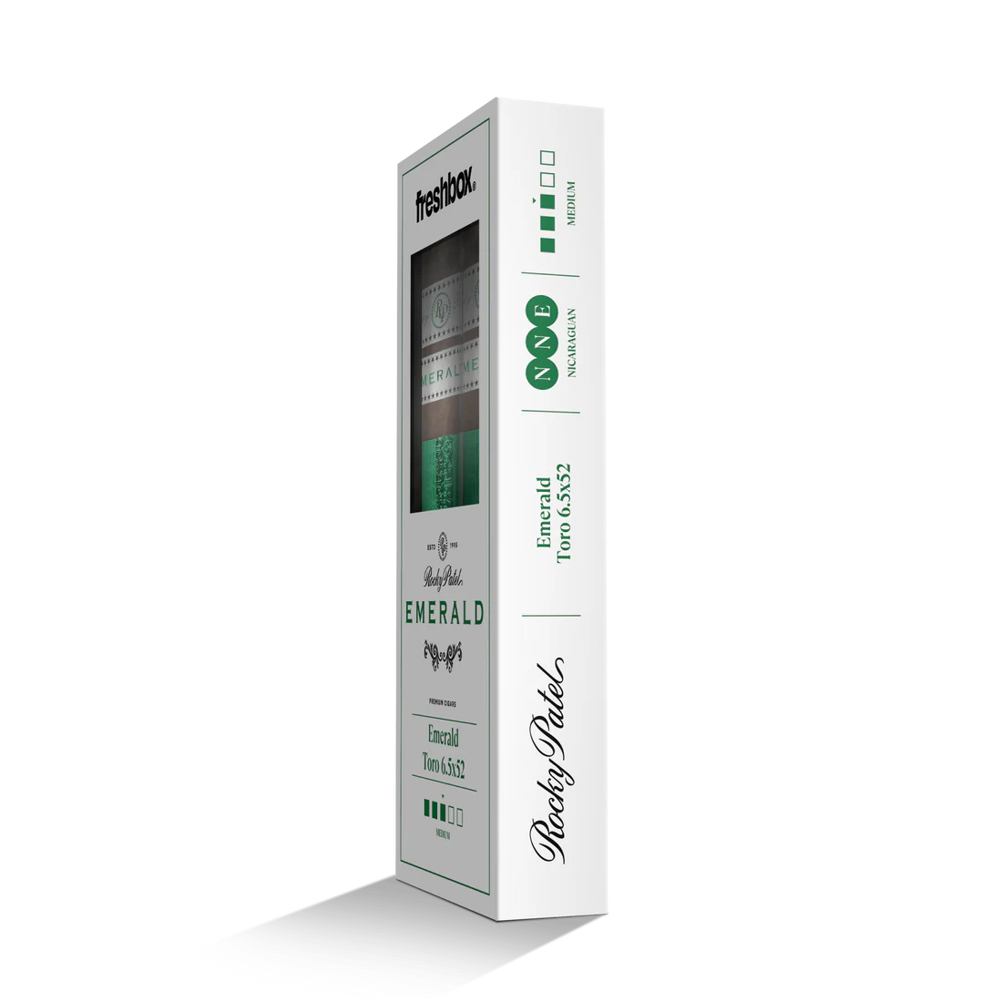 Rocky Patel Emerald Toro 6.5x52 FreshBox Cigars - 3pk - 6ct