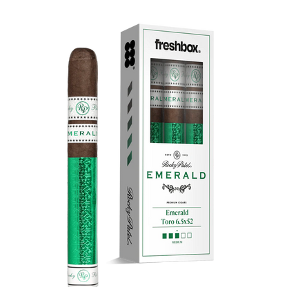 Rocky Patel Emerald Toro 6.5x52 FreshBox Cigars - 3pk - 6ct