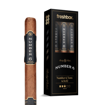 Rocky Patel Number 6 Toro 6.5x52 FreshBox Cigars - 3pk - 6ct