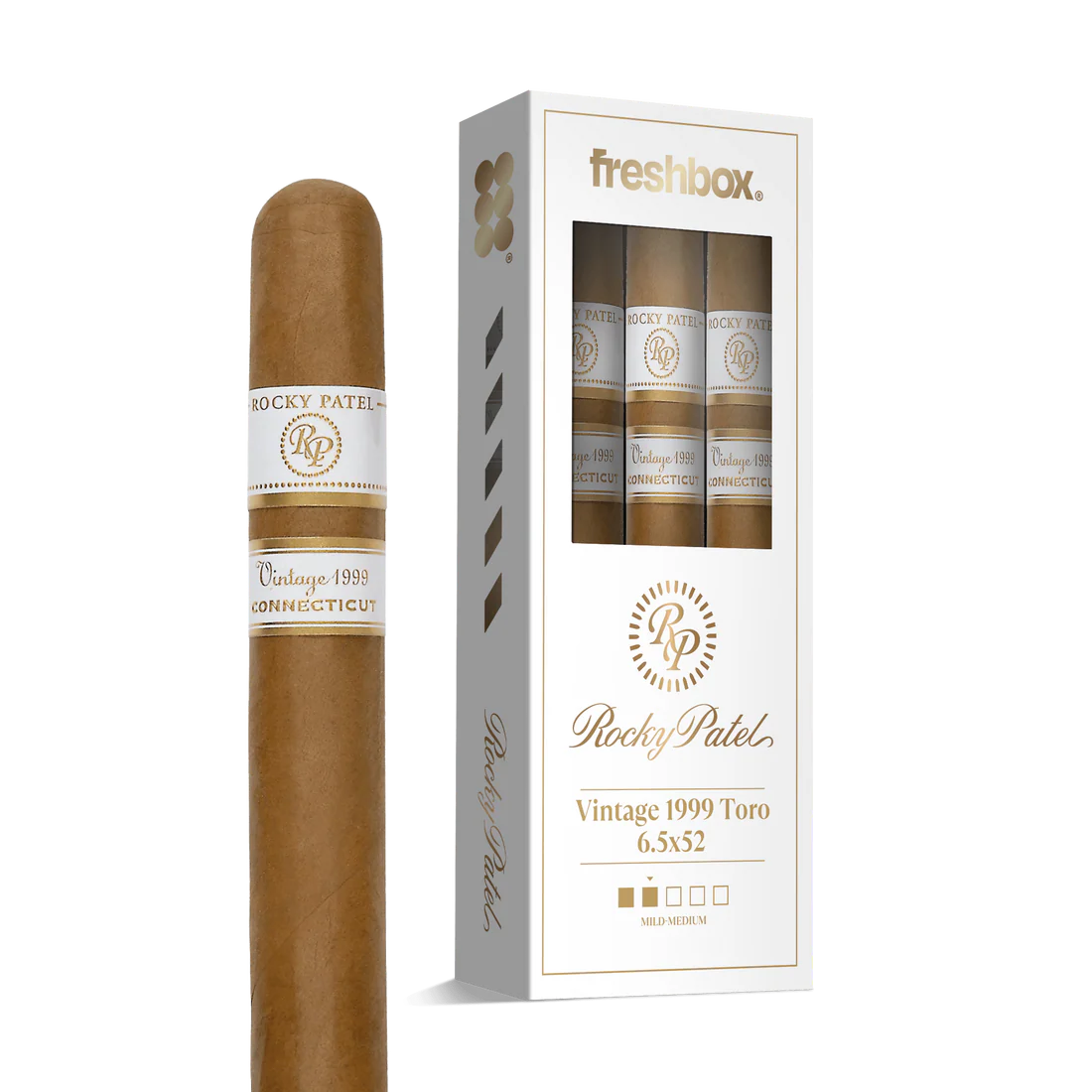 Rocky Patel Vintage 1999 Toro 6.5x52 FreshBox Cigars - 3pk - 6ct