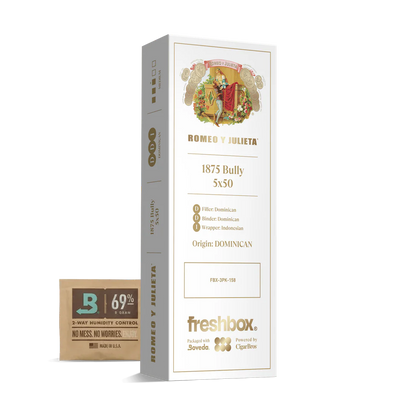 Romeo Y Julieta 1875 Bully 5x50 FreshBox Cigars - 3pk - 6ct