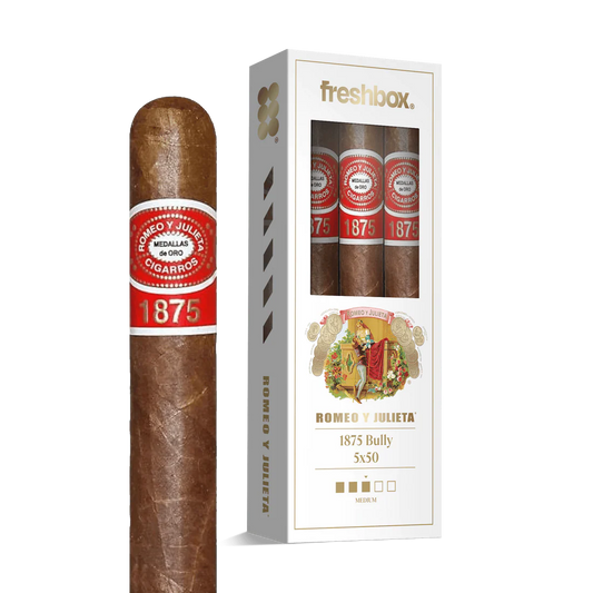 Romeo Y Julieta 1875 Bully 5x50 FreshBox Cigars - 3pk - 6ct