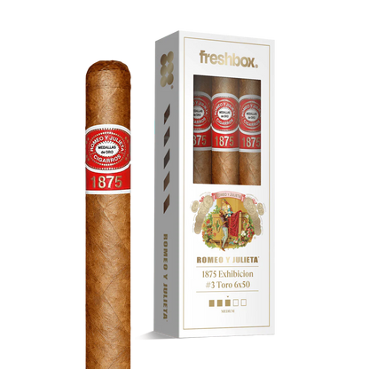 Romeo Y Julieta 1875 Exhibicion #3 6x50 FreshBox Cigars - 3pk - 6ct