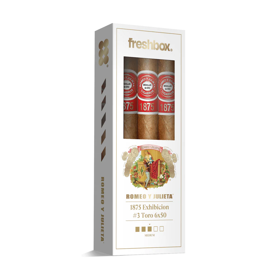 Romeo Y Julieta 1875 Exhibicion #3 6x50 FreshBox Cigars - 3pk - 6ct
