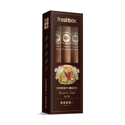 Romeo Y Julieta Reserve Toro 6x56 FreshBox Cigars - 3pk - 6ct