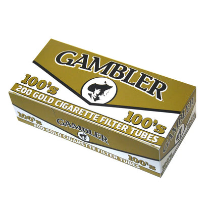 Gambler Cig Tubes - 100mm - 200pk - 5ct