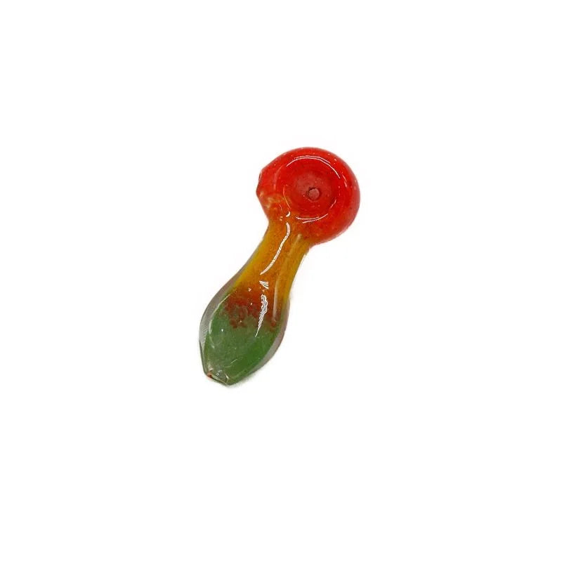 Hand Pipe - Import - Green Frit 3.5" [RT7505] - 5PK