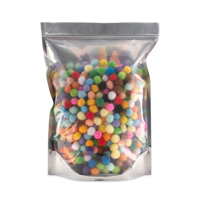 Loud Lock Mylar Bags - 1lb - 100ct - Black/Clear