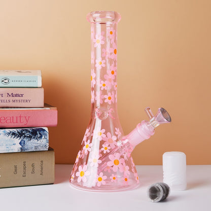 WP - Fluorescent Sun Flower Beaker - Assorted Colors
